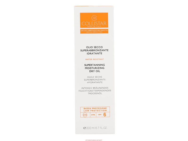 Collistar Supertanning Moisturizing Dry Oil SPF6