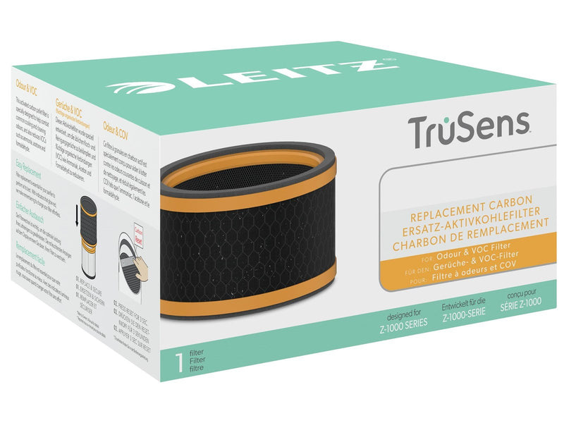Leitz Ersatz-Aktivkohlefilter für  TruSens Z-1000 Kleine Gerüche & VOC Filtertrommel, 1 Stück