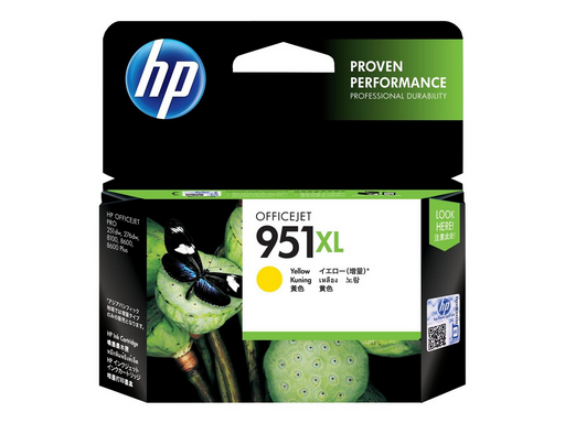 HP 951XL / CN048AE High Capacity Yellow Ink
