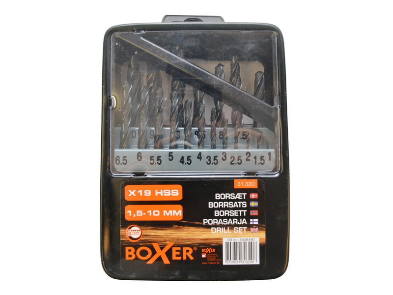 Boxer Drill set HSS - 19 pcs.