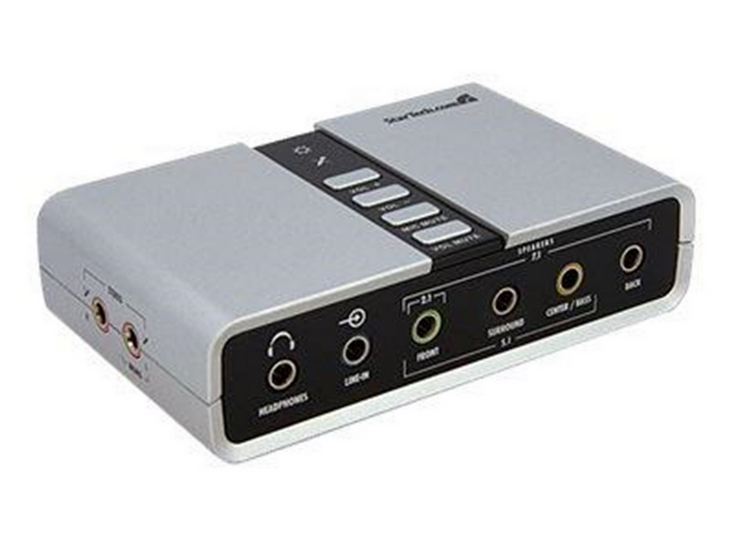 StarTech.com 7.1 USB Audio Adapter Sound Card mit SPDIF Digital Audio