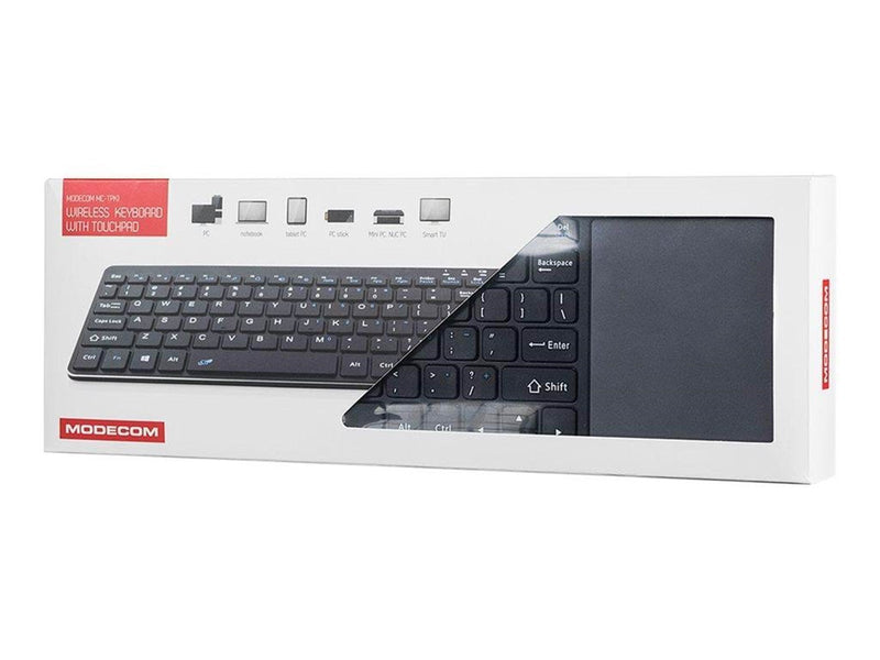 MODECOM MC-TPK1 - Tastaturen - Englisch - US - Schwarz