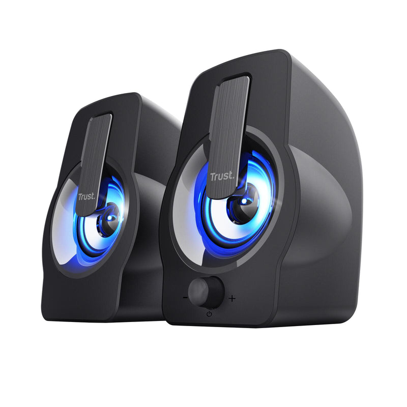 Trust Gemi 2.0-Lautsprecherset mit RGB-LED-Beleuchtung - Schwarz