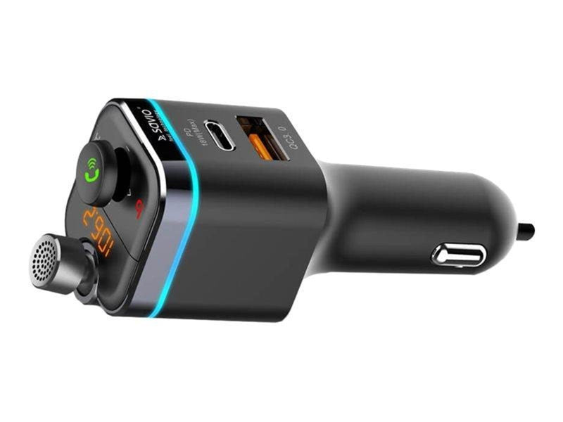 Savio TR-12 - Bluetooth hands-free car kit / FM transmitter / charger for mobile phone
