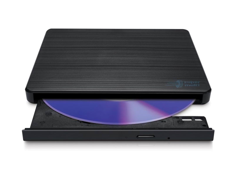 Hitachi - LG GP60NB60 Slim Portable DVD-Writer - DVD-RW (Brenner) - USB 2.0 - Schwarz