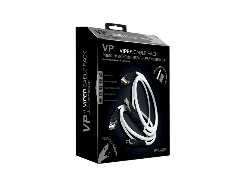 Gioteck Premium Viper VP1 Cable Pack Universal - Miscellaneous Zubehör für Spielkonsole - Sony PlayStation 4