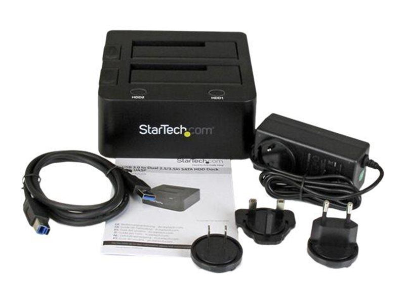 StarTech.com USB 3.0 Dual SSD/HDD Dock w/ UASP für 2.5/3.5in
