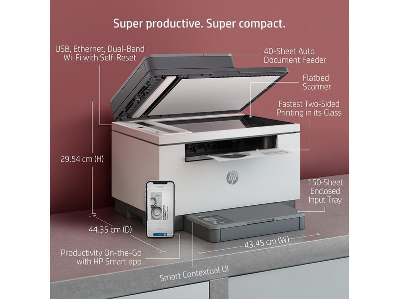 HP LaserJet MFP M234sdw Mono Laser All in One Laserdrucker Multifunktion - Einfarbig - Laser