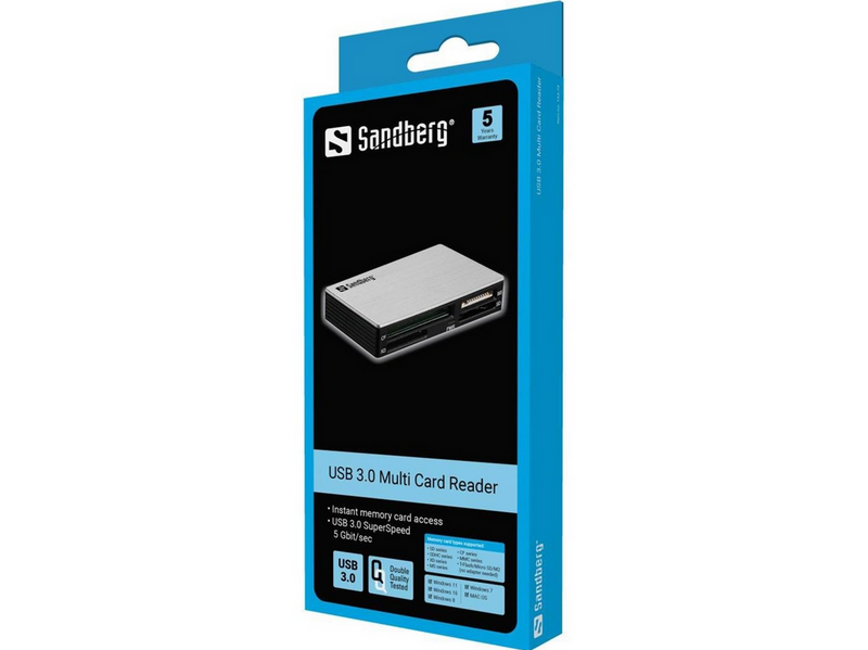 Sandberg USB 3.0 Multi Card Reader