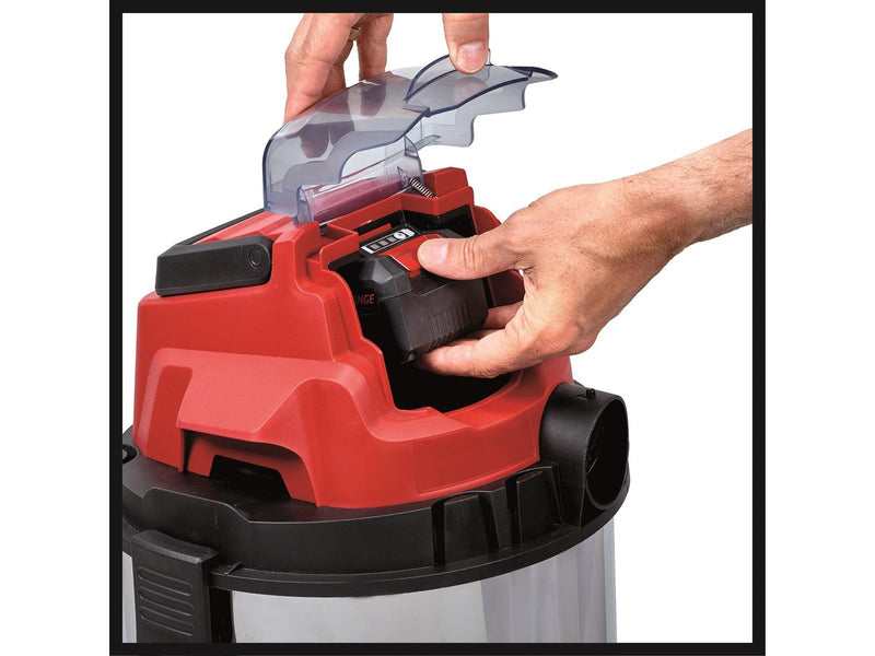 Einhell Staubsauger Cordl. Wet/Dry Vacuum Cleaner TC-VC 18/20 Li S-Solo