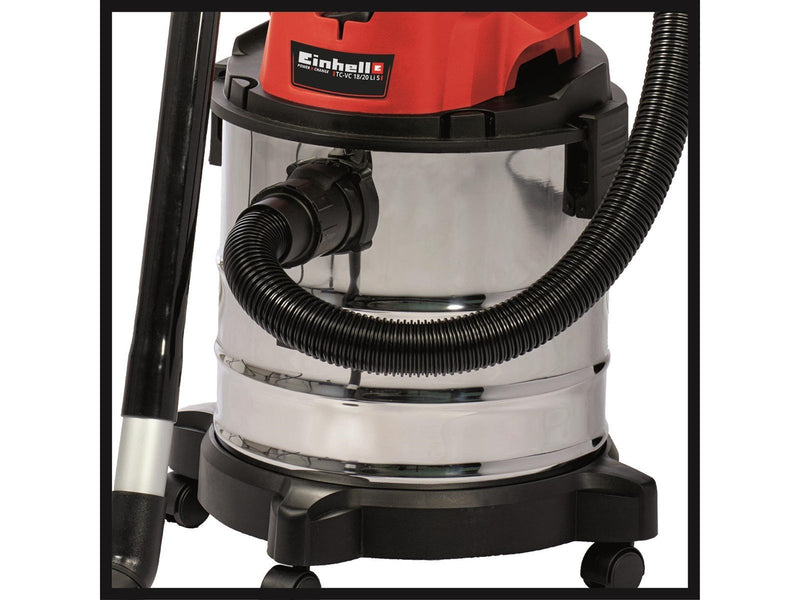 Einhell Staubsauger Cordl. Wet/Dry Vacuum Cleaner TC-VC 18/20 Li S-Solo