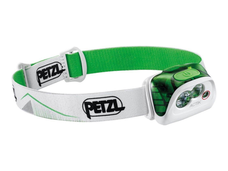 Petzl ACTIK - head flashlight - LED - red/white light - green