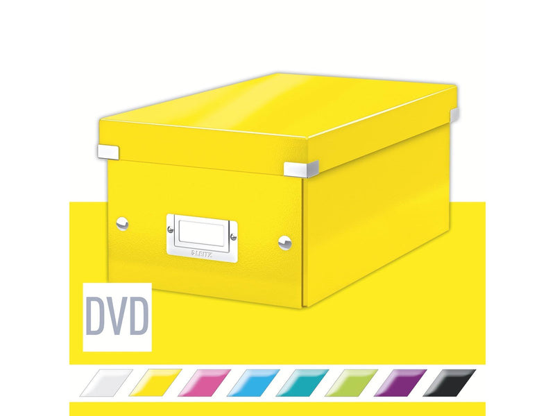 Leitz  Click & Store WOW DVD Aufbewahrungsbox Gelb