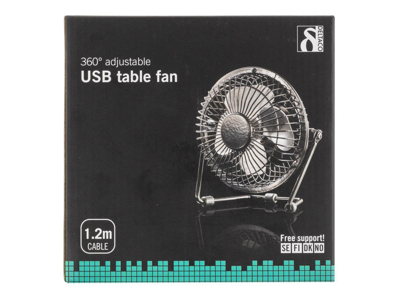 Deltaco FT-750 Desktop USB Fan