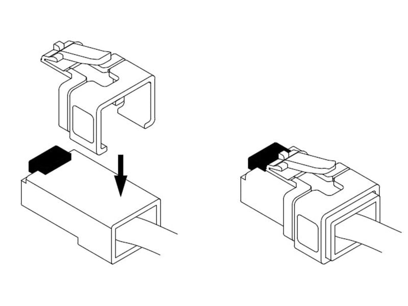 DeLOCK 86420 RJ45 Repair Clip 16 Pieces (16-Pack - 2 of each color)