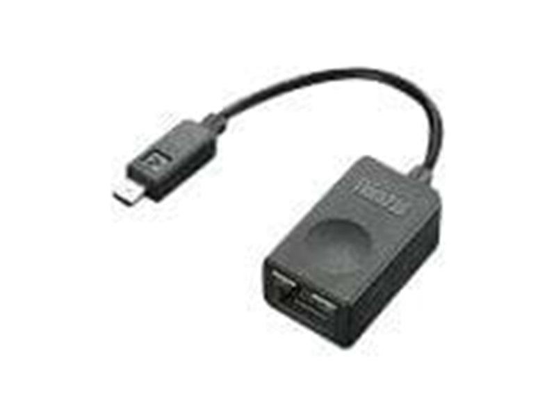 Lenovo ThinkPad Ethernet Expansion Cable - Schwarz - 0.1 meter