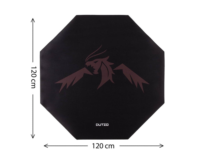 DUTZO Fushi Gaming Floor mat - Schwarz / Braun