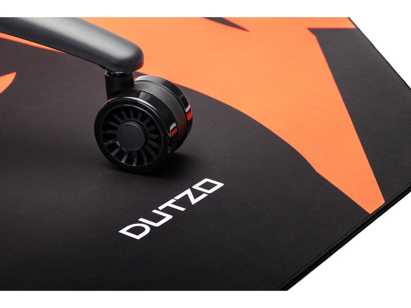 DUTZO Pyro Gaming Floor mat - Schwarz / Orange