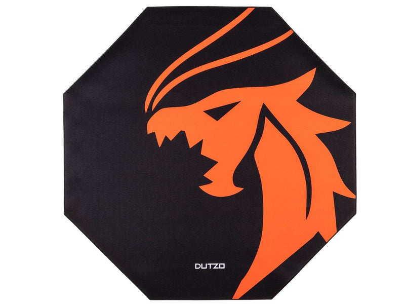 DUTZO Pyro Gaming Floor mat - Schwarz / Orange