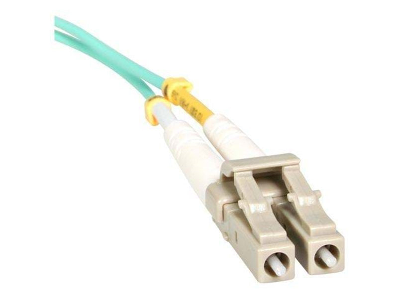 StarTech.com 10Gb Aqua Multimode 50/125 Duplex LSZH Fiber Patch Cable LC-LC