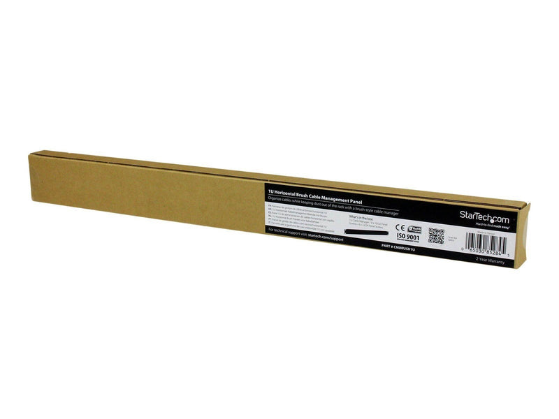 StarTech.com 1U Bürste Strip Horizontal Server Rack Kabel Management Panel