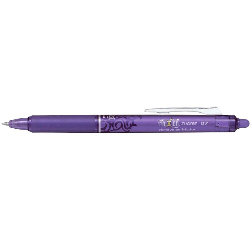PILOT FRIXION ball CLICKER Tintenroller violett 0,4 mm - Schreibfarbe lila