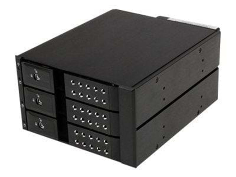 StarTech.com 3 Bay Trayless Hot Swap 3.5" SATA Festplatten-Füllplatte Mobile Rack Backplane