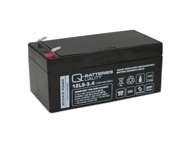 Lakuda Q-batteries 12v-3.4ah 134x67x61