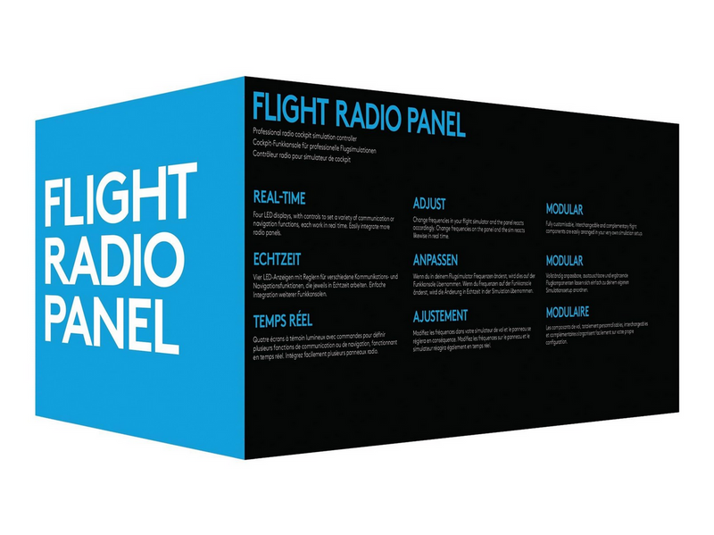 Logitech G Saitek Pro Flight Radio Panel - Wired Controller - PC