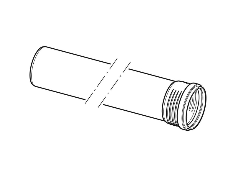 Geberit silent drain pipe 110x500mm 1mf black pp