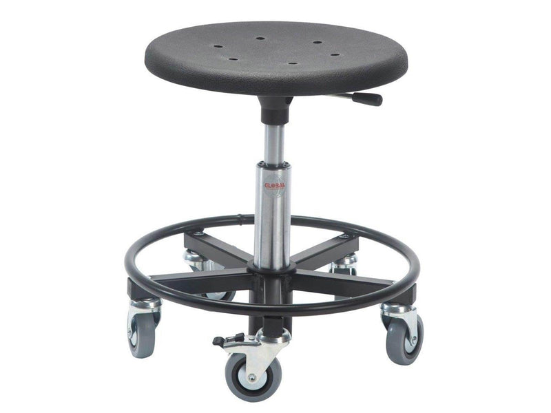Global Roller stool sigma 400rs with footring base - seat height 47-66 cm