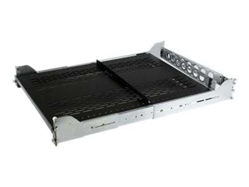 StarTech.com 2U Eistellbarer Vented Sliding Rack Regal w/ Kabel Management