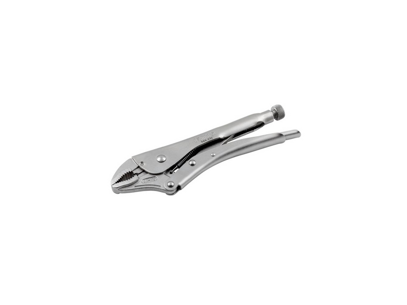 Irimo locking plier curved jaws w/cutter 190mm
