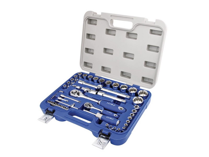 Irimo 1/4-1/2 socket set af sizes 53 pcs