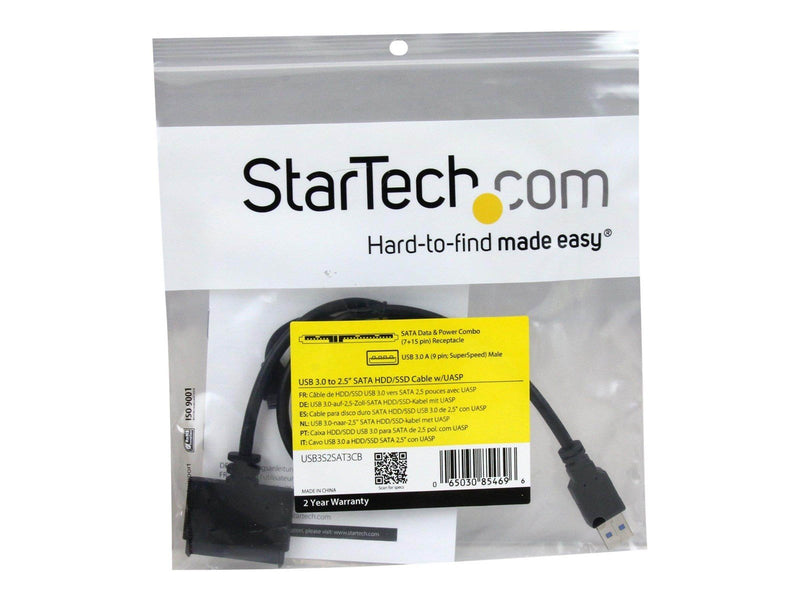 StarTech.com USB 3.0 zu 2.5" SATA III hart Drive Adapter Kabel w/ UASP