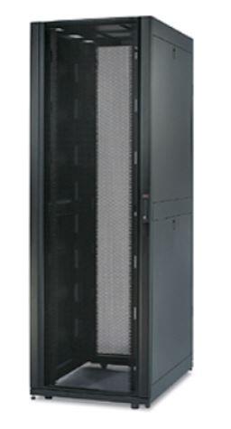 APC NetShelter SX, 48 HE, 750 mm breit x 1070 mm tief, Gehäuse mit schwarzen Seitenteilen (AR3157)