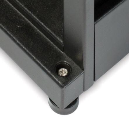 APC NetShelter SX, 48 HE, 750 mm breit x 1070 mm tief, Gehäuse mit schwarzen Seitenteilen (AR3157)