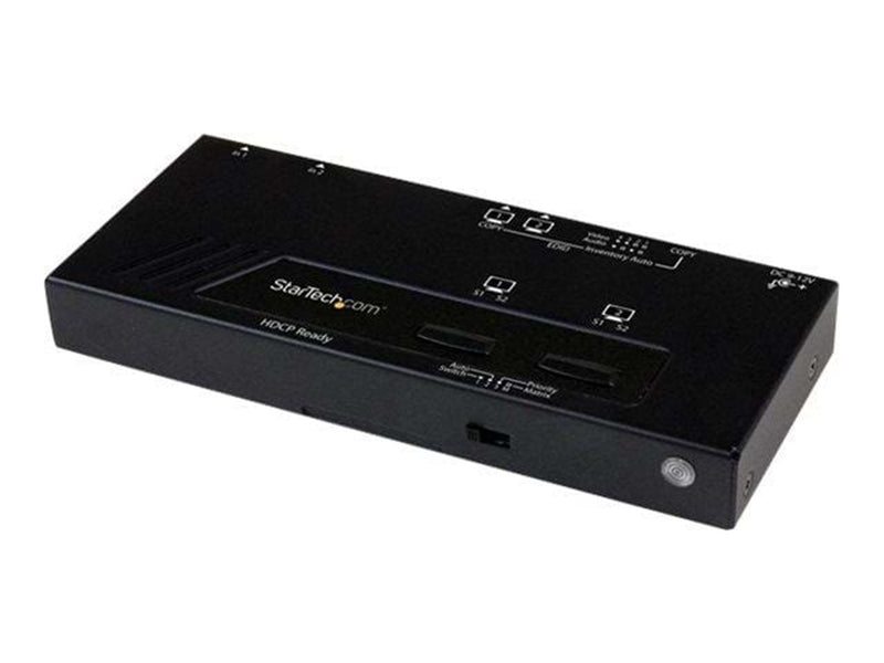 StarTech.com 2X2 HDMI Matrix Switch w/ Automatic und Priority Switching