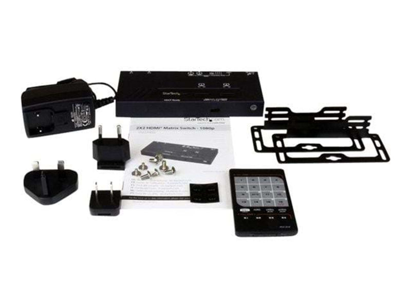 StarTech.com 2X2 HDMI Matrix Switch w/ Automatic und Priority Switching