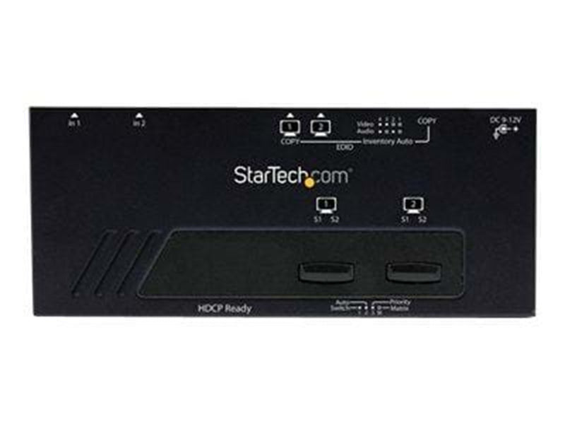 StarTech.com 2X2 HDMI Matrix Switch w/ Automatic und Priority Switching