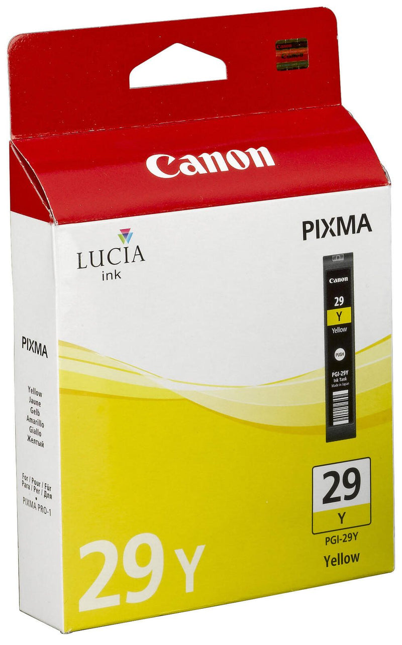 Canon Original PGI-29Y Druckerpatrone - gelb 1.420 Seiten