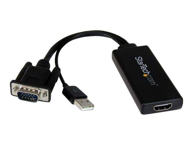 StarTech.com VGA zu HDMI Adapter mit USB Audio & Strom Video Transformer