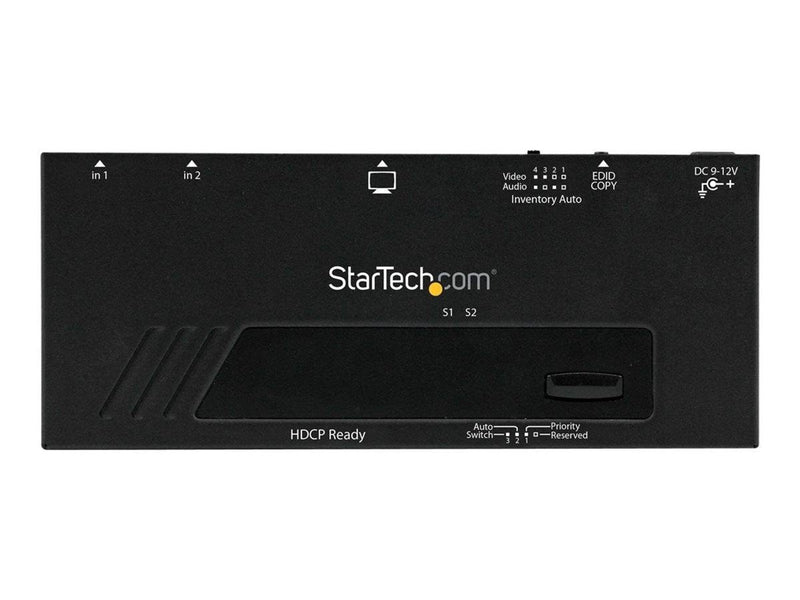 StarTech.com 2 Port HDMI Switch w/ Automatic und Priority Switching