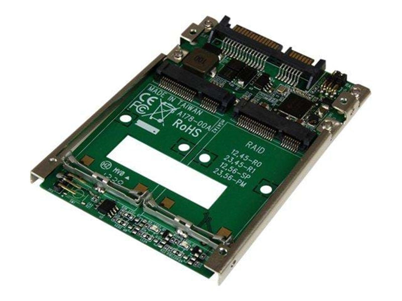 StarTech.com Dual mSATA SSD zu 2.5" SATA RAID Adapter Konverter