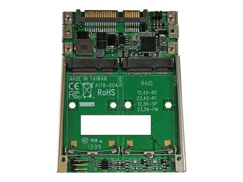 StarTech.com Dual mSATA SSD zu 2.5" SATA RAID Adapter Konverter