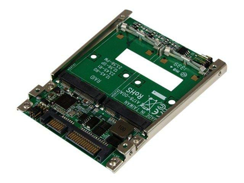 StarTech.com Dual mSATA SSD zu 2.5" SATA RAID Adapter Konverter