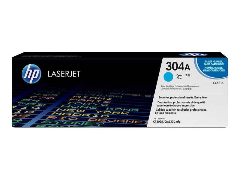 HP 304A / CC531A Cyan Toner - Tonerpatrone Cyan