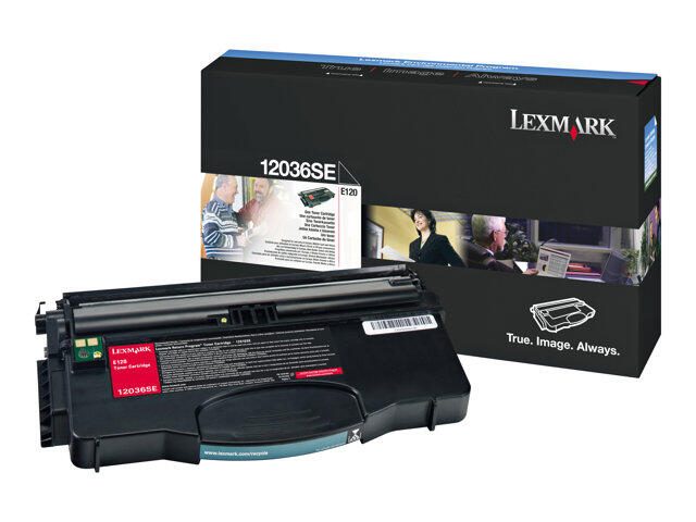 Lexmark Original Toner Standard Variante - E120 schwarz 2.000 Seiten (12036SE)