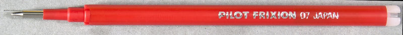 PILOT FriXion Ball Nachfüllpatrone 0,7mm - rot - 3 Stück
