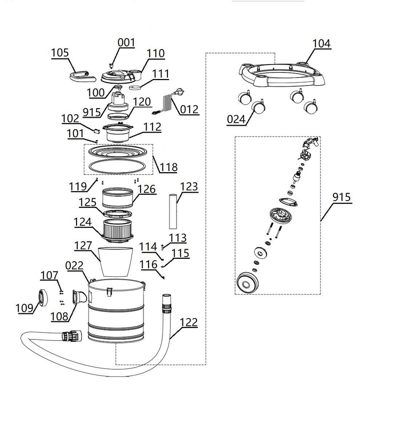 Einhell Aschesauger TC-AV 1720 DW (2351666)